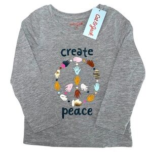 Peace Sign Long Sleeve Tee